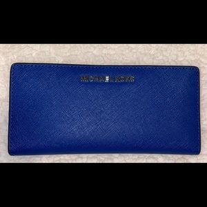 Michael Kors Electric Blue Wallet